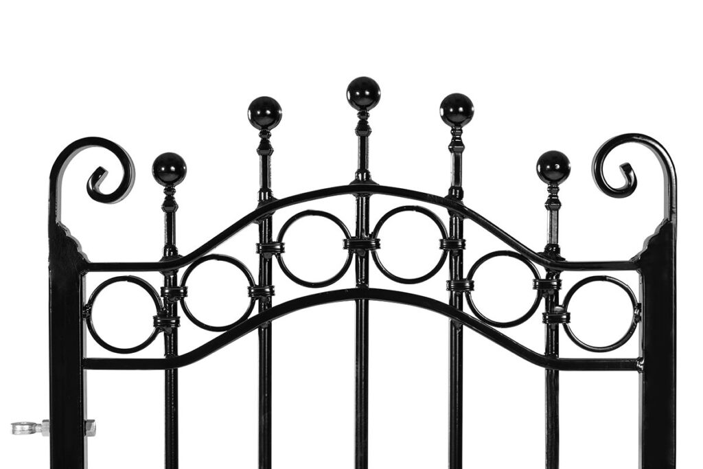 Great Harwood Galvanised Tall Side Gate SL Wrought Iron