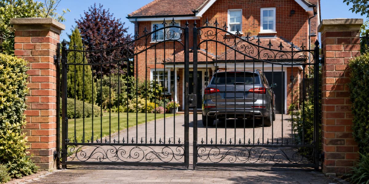 Read more about the article Can wrought iron gates prevent keyless car theft?